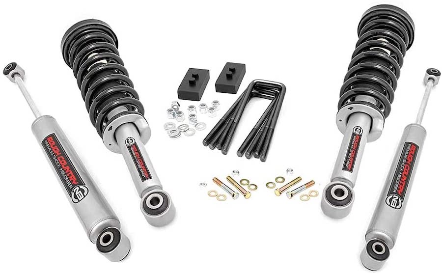 leveling kit rough country 2 inch loaded struts