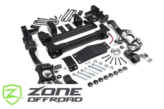 Zone Offroad 4 inch lift kit with logo