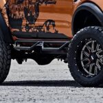 Ford ranger tire close up