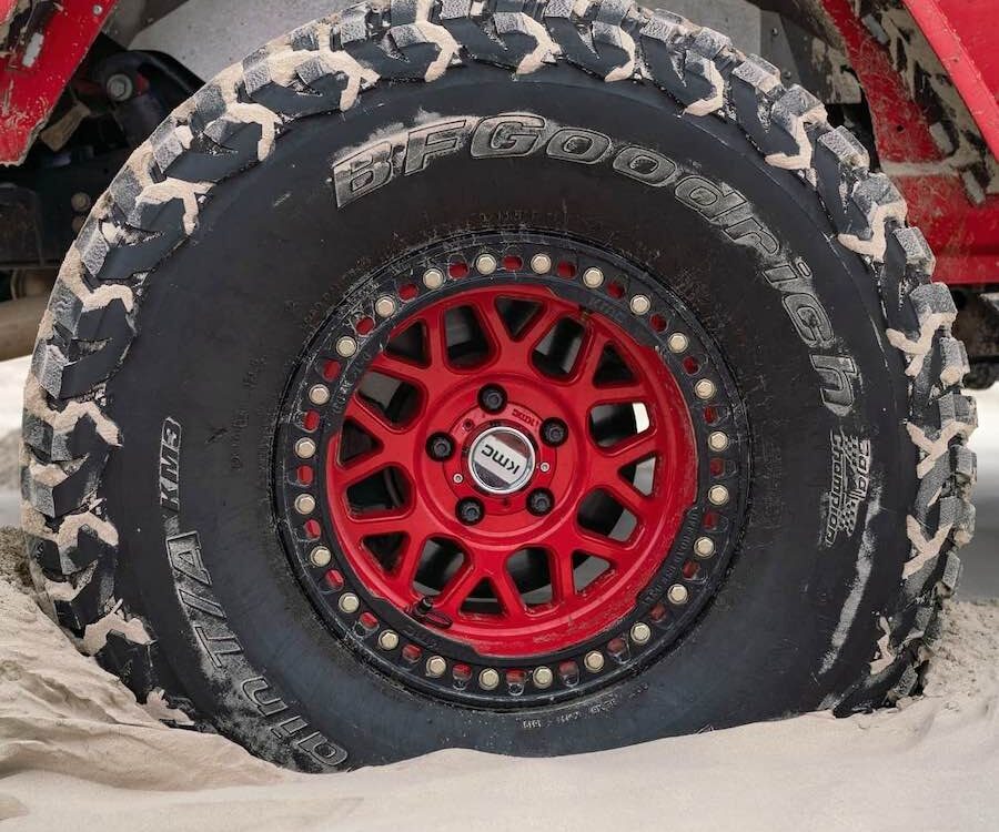 tire in sand mud terrain tire