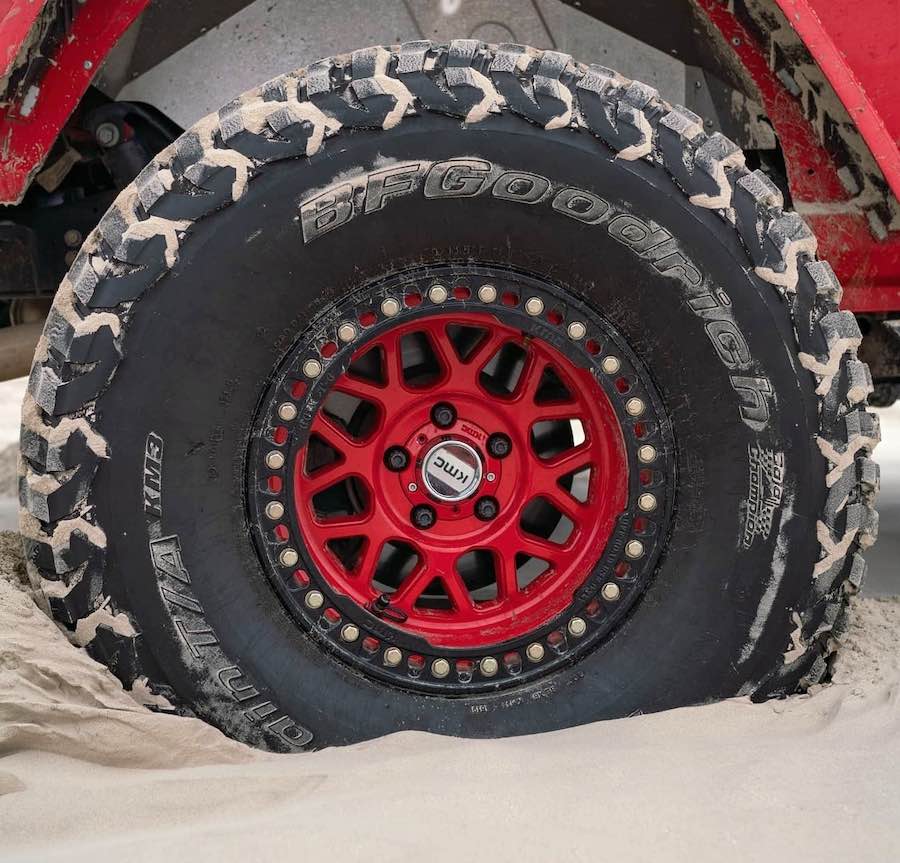 tire in sand mud terrain tire