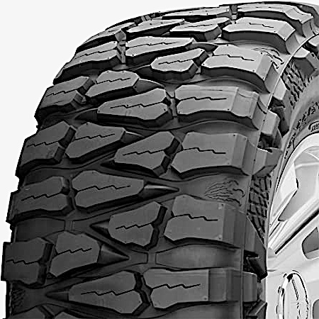 NItto Mudd Grappler tire close up