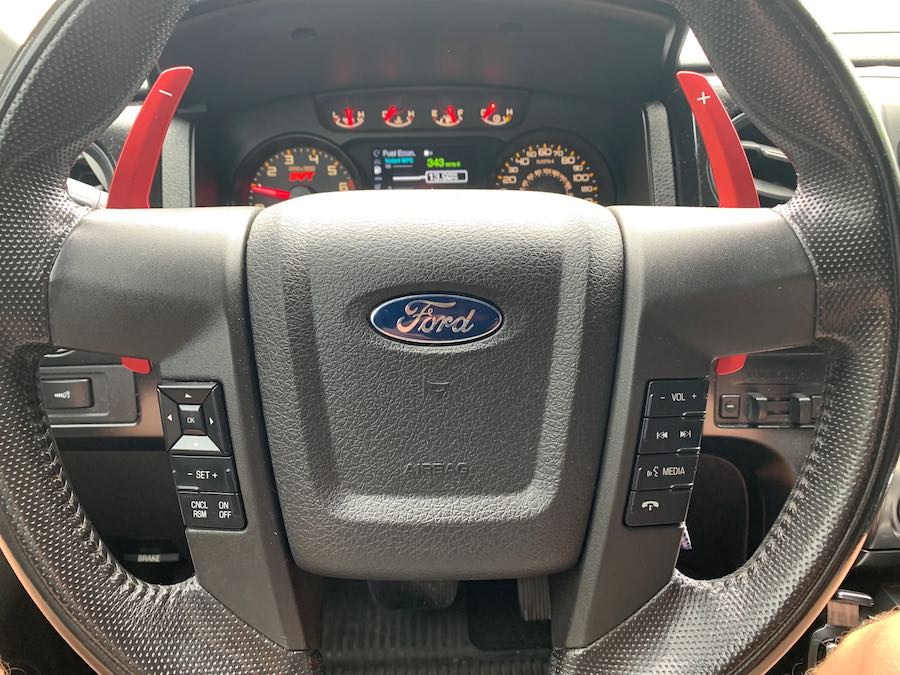 red extended paddle shifter kit